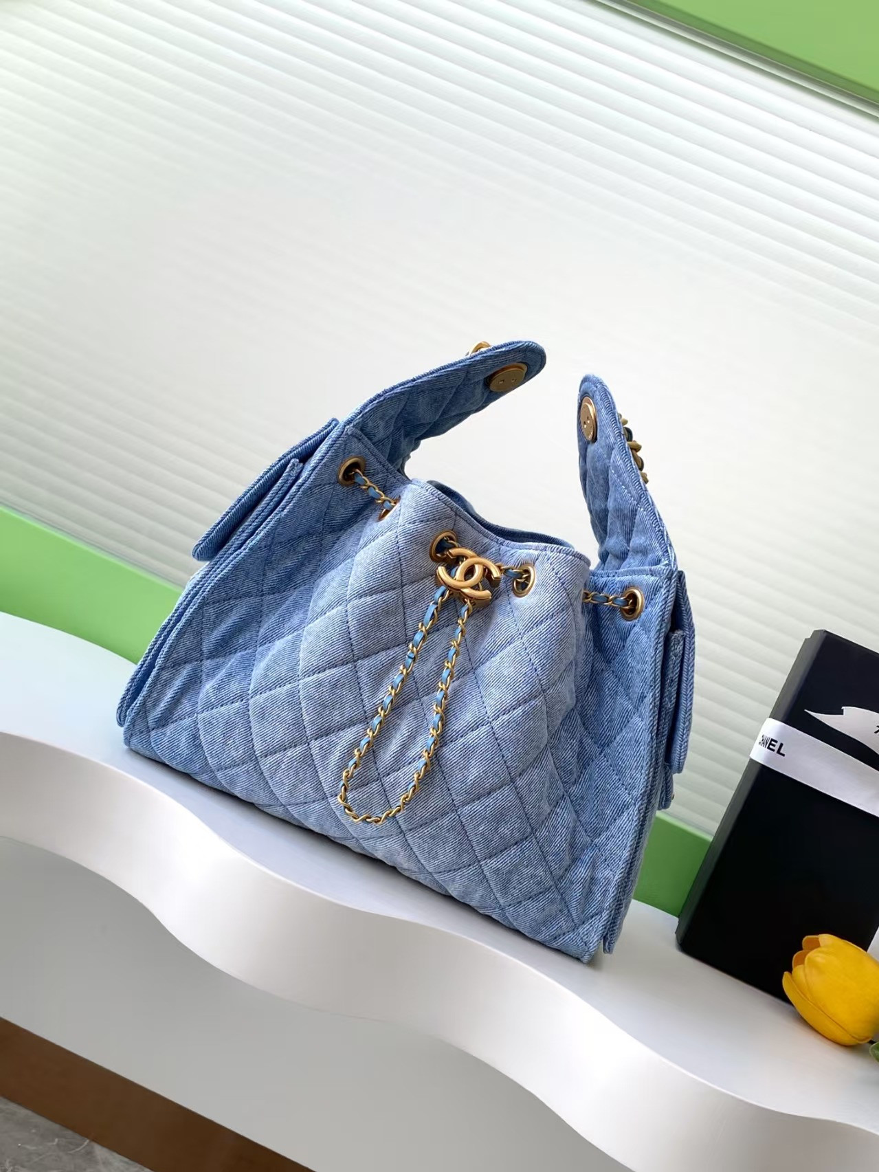 Ch**el 25C Bucket Bag 26x30x14cm