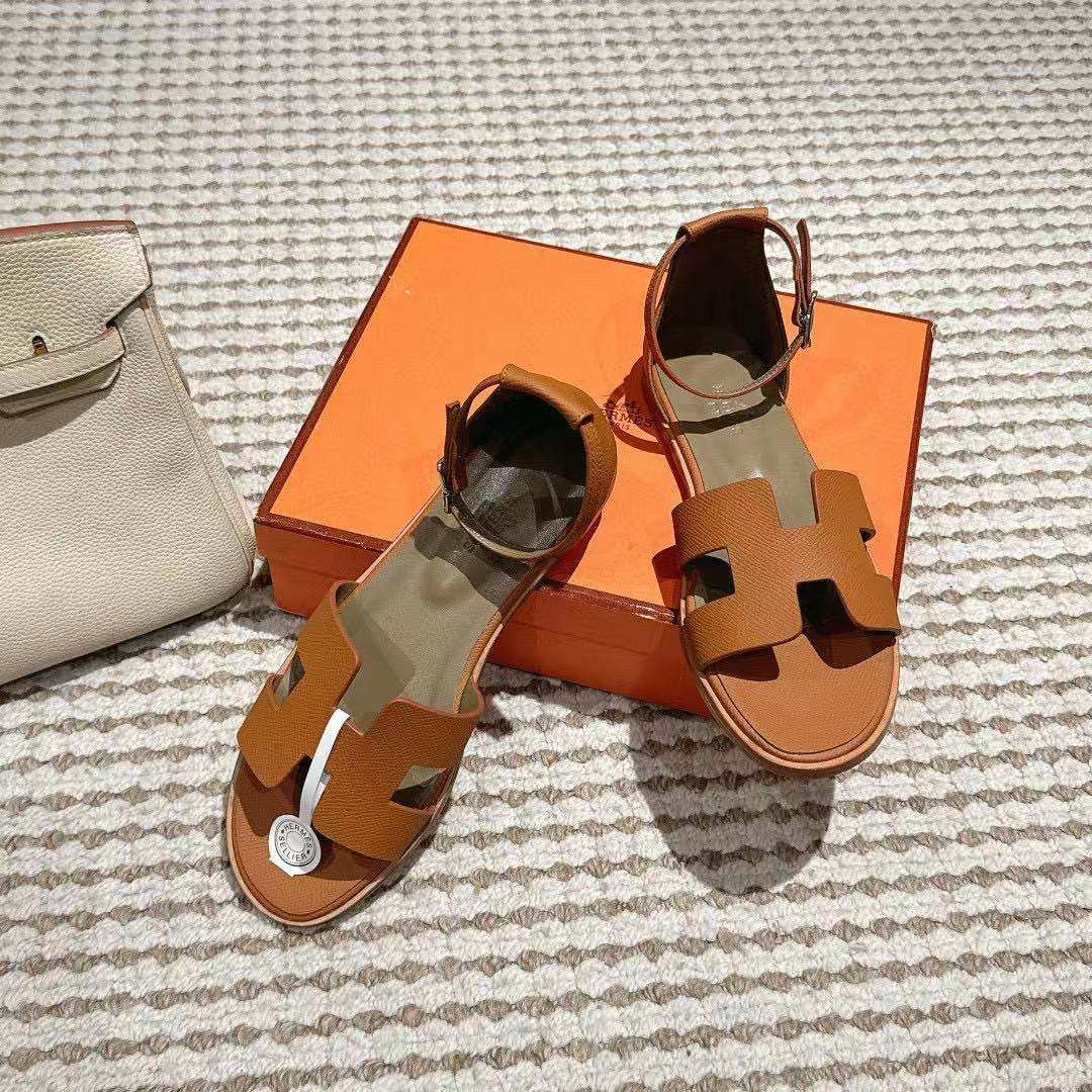 UA H**me5 Santorini leather sandals