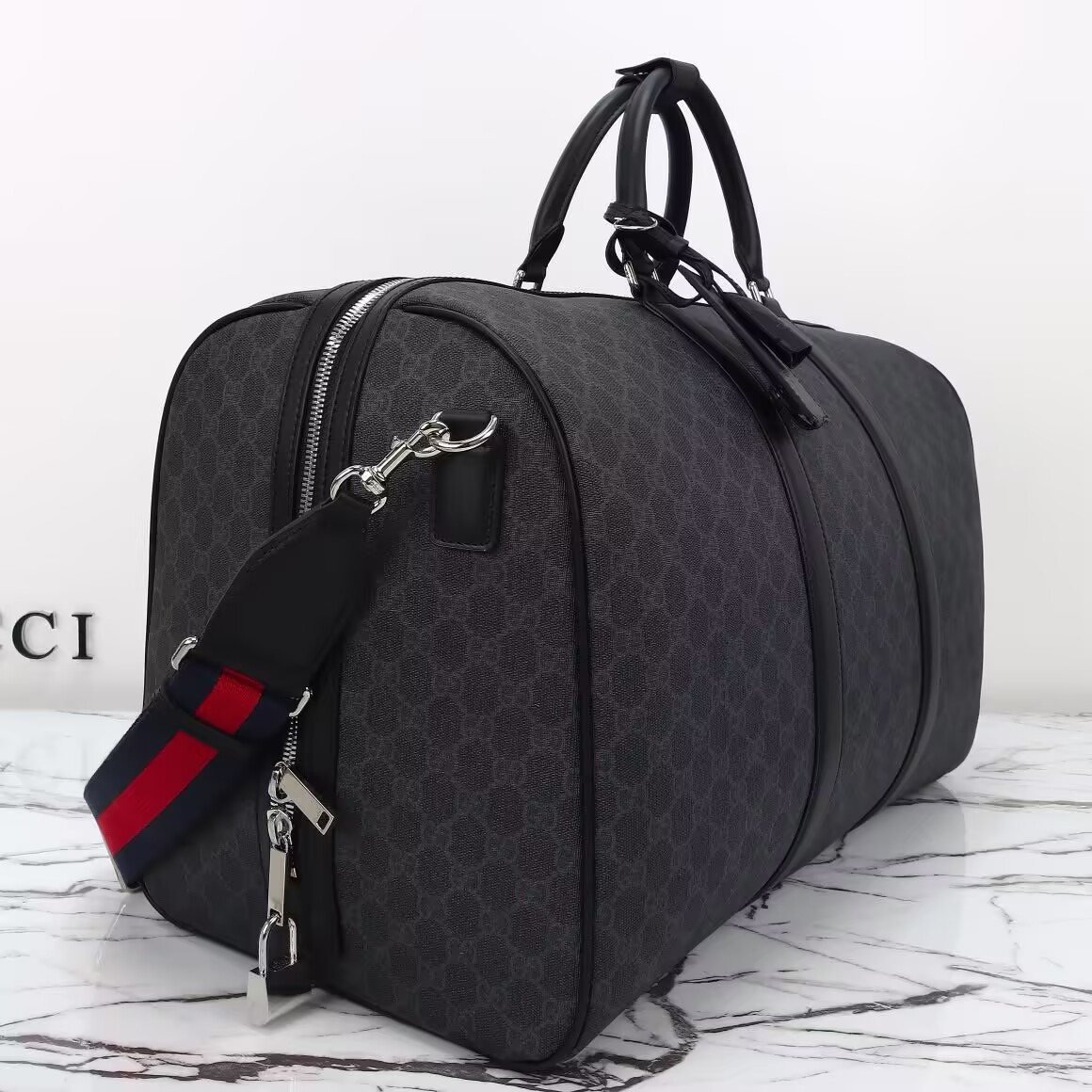 Gvc*1 gg black large duffle bag 52x33x28cm