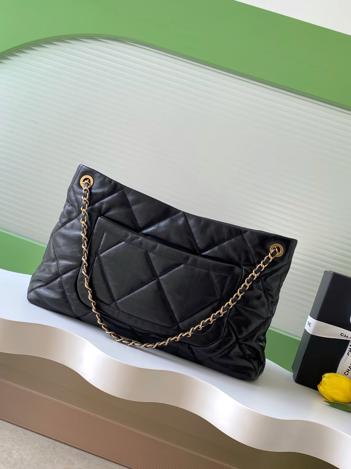 Ch**el 25K Hobo Shopping Bag 26x38x11cm