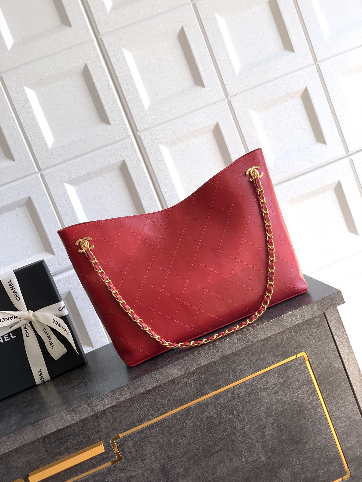 Ch**el shopping bag 38x25x9.5cm