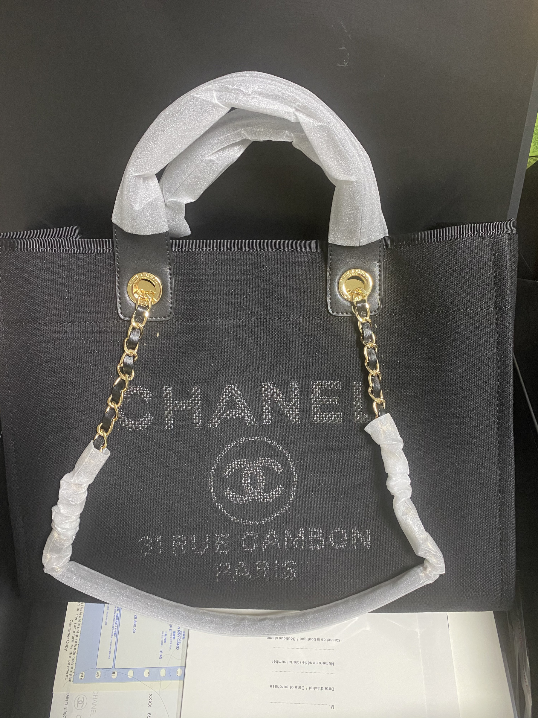 Ch**el Shopping Bag 30x39x22cm