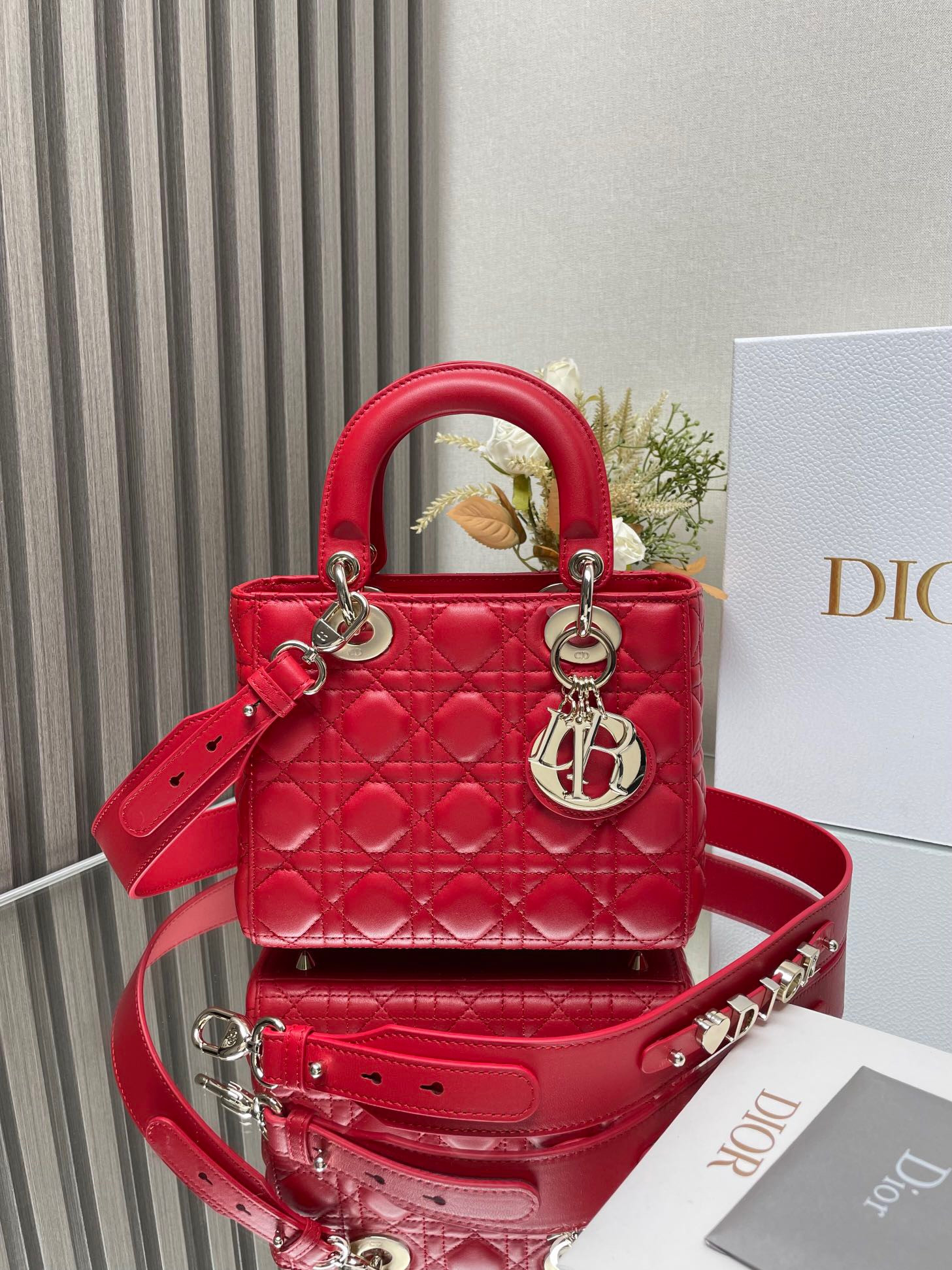 Small Lady D10r My ABCD10r Bag Red 8 x 6.5 x 3 inches