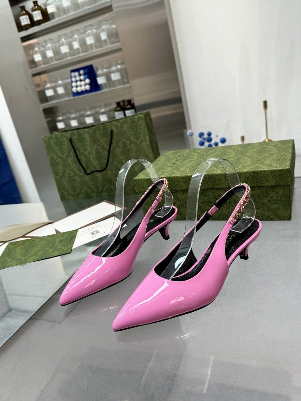 Gvc*1 SIGNORIA SLINGBACK PUMP mid-heel shoes