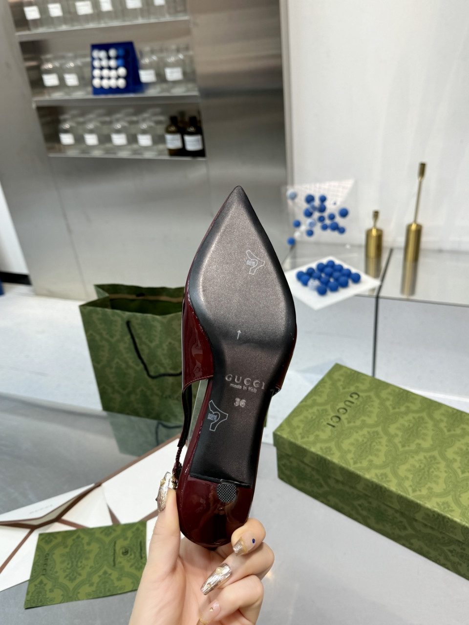 Gvc*1 SIGNORIA SLINGBACK PUMP mid-heel shoes
