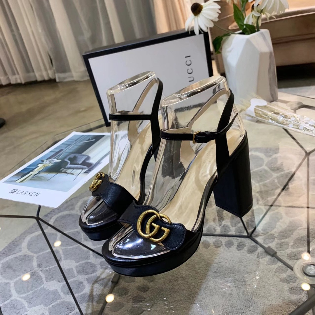 UA Gvc*1 LEATHER HIGH-HEEL SANDAL