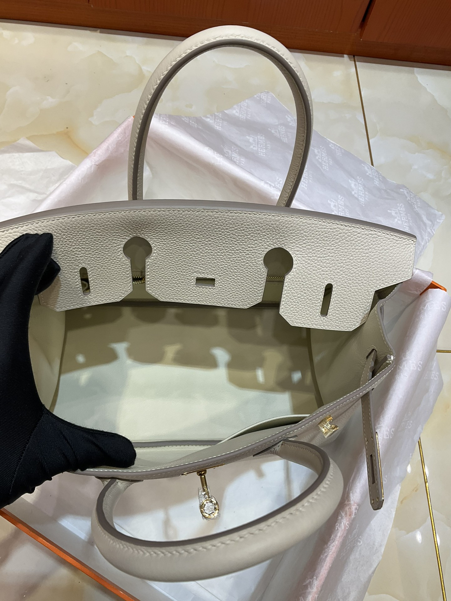 H**me5 BIRKIN Gold 25 30 35