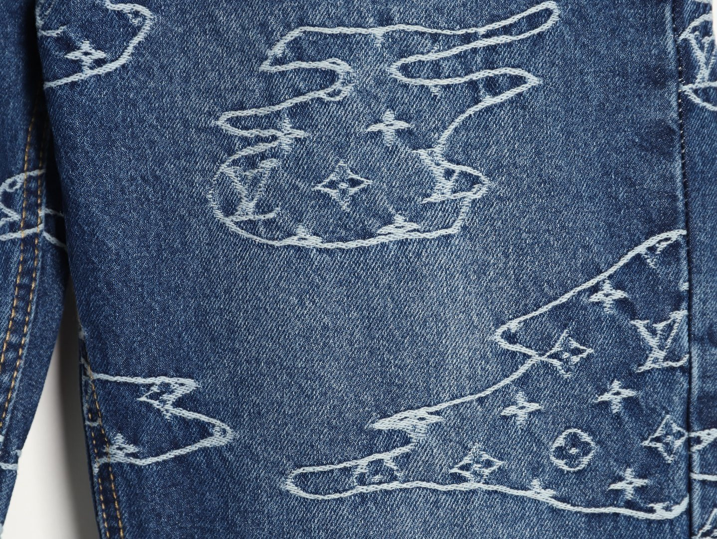 L0vis Vvtt0n LV Pharrell Nigo Tyler Jeans Suit