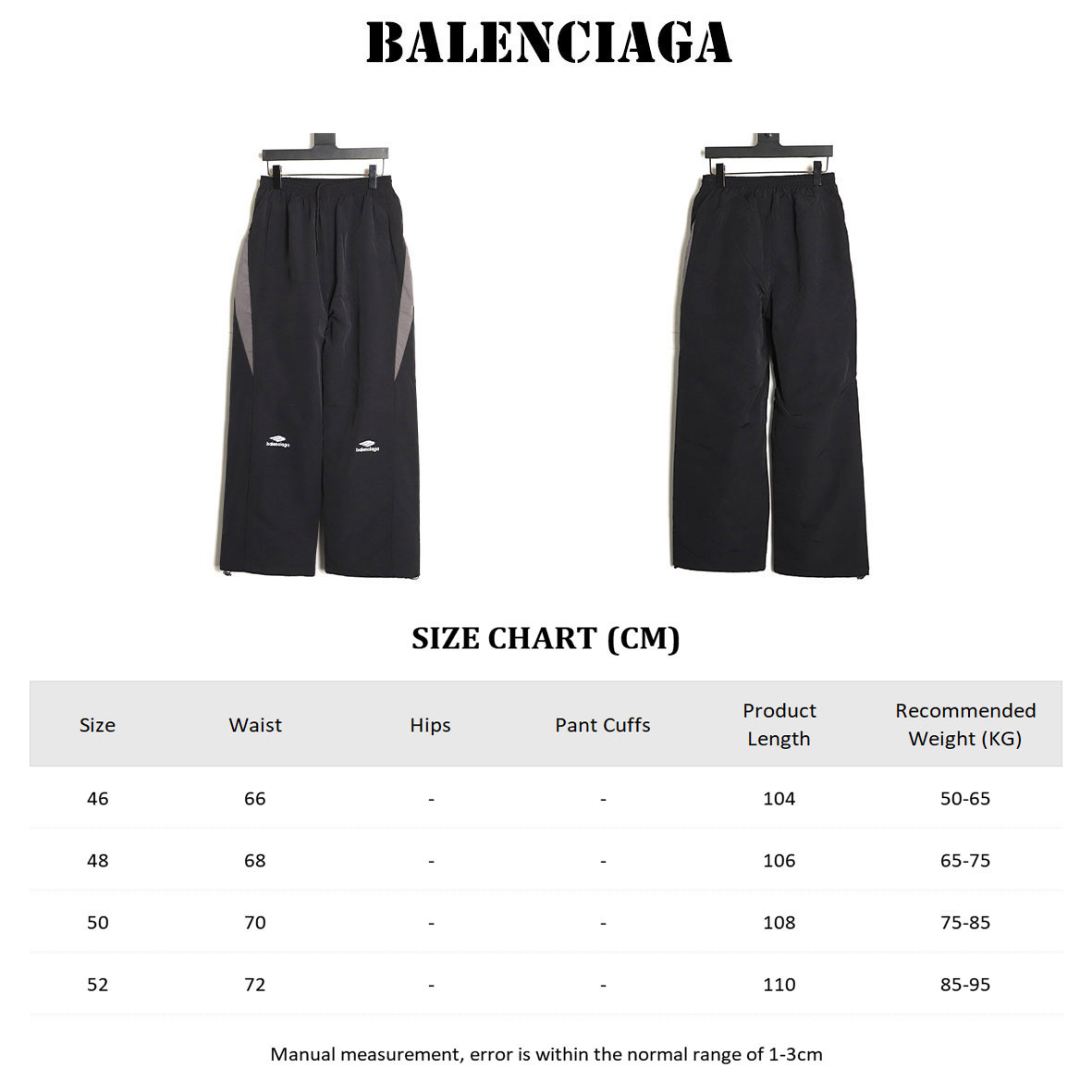 Ba1en*iaga BLCG 25FW Pants