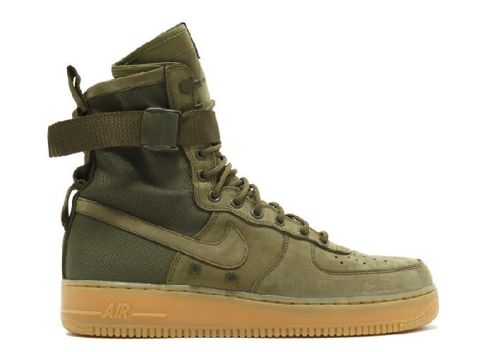 UA SF AIR FORCE ONCE HIGH SPECIAL FIELD URBAN UTILITY FADED OLIVE