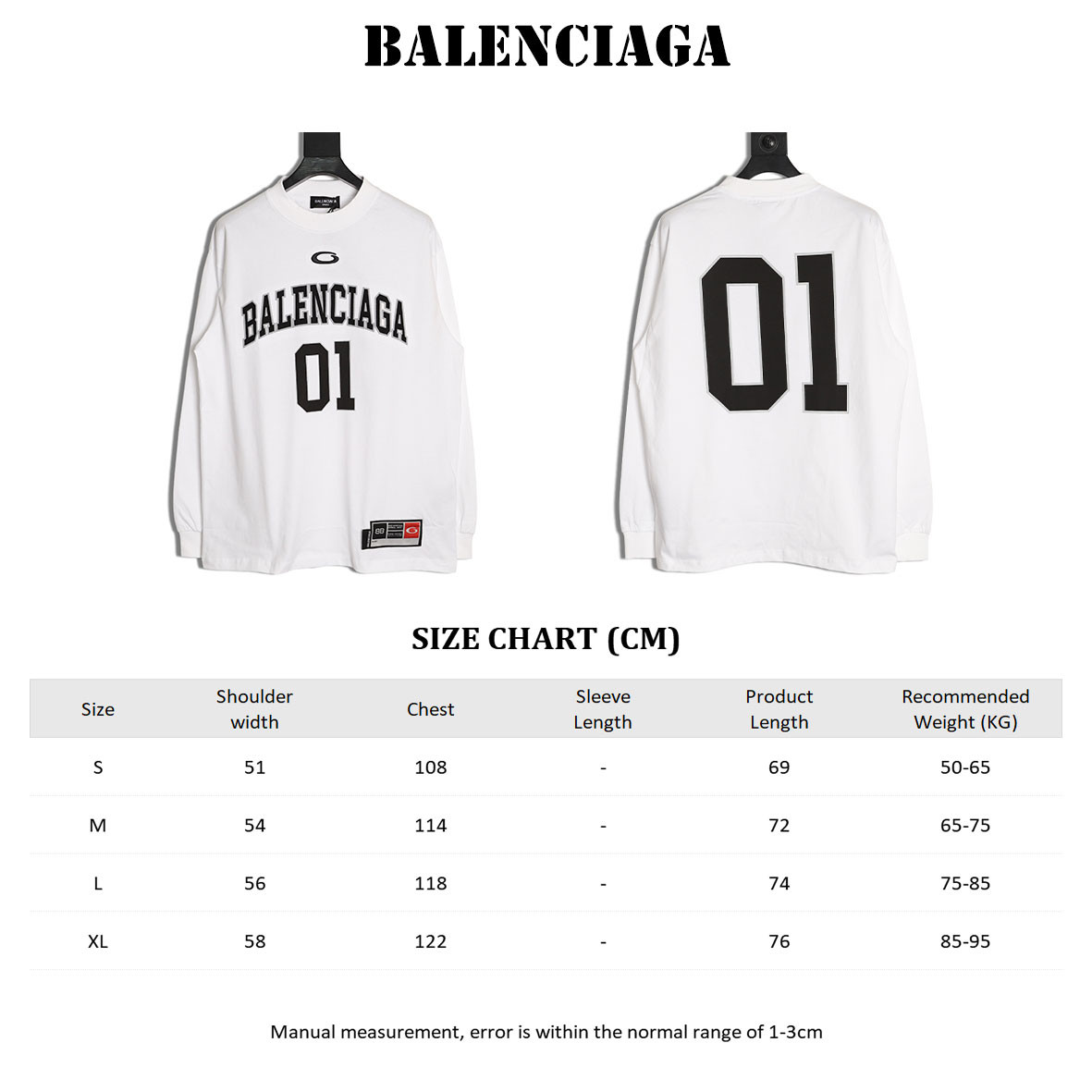 Ba1en*iaga Long-sleeved T-shirt