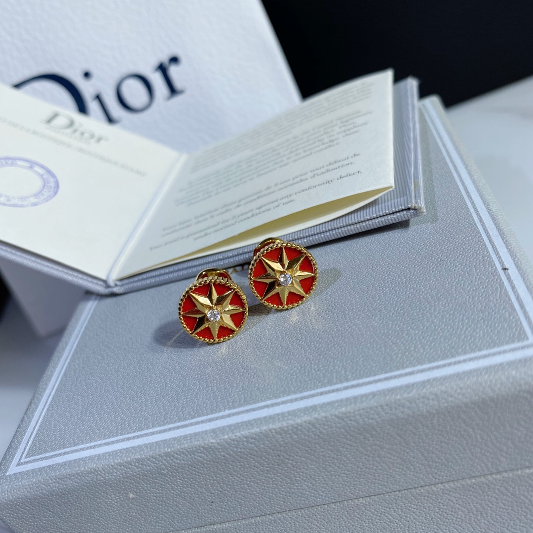 D10r compass Stud Earrings