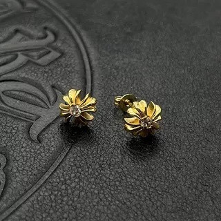 Ch*0me He**ts Cross Stud Earrings