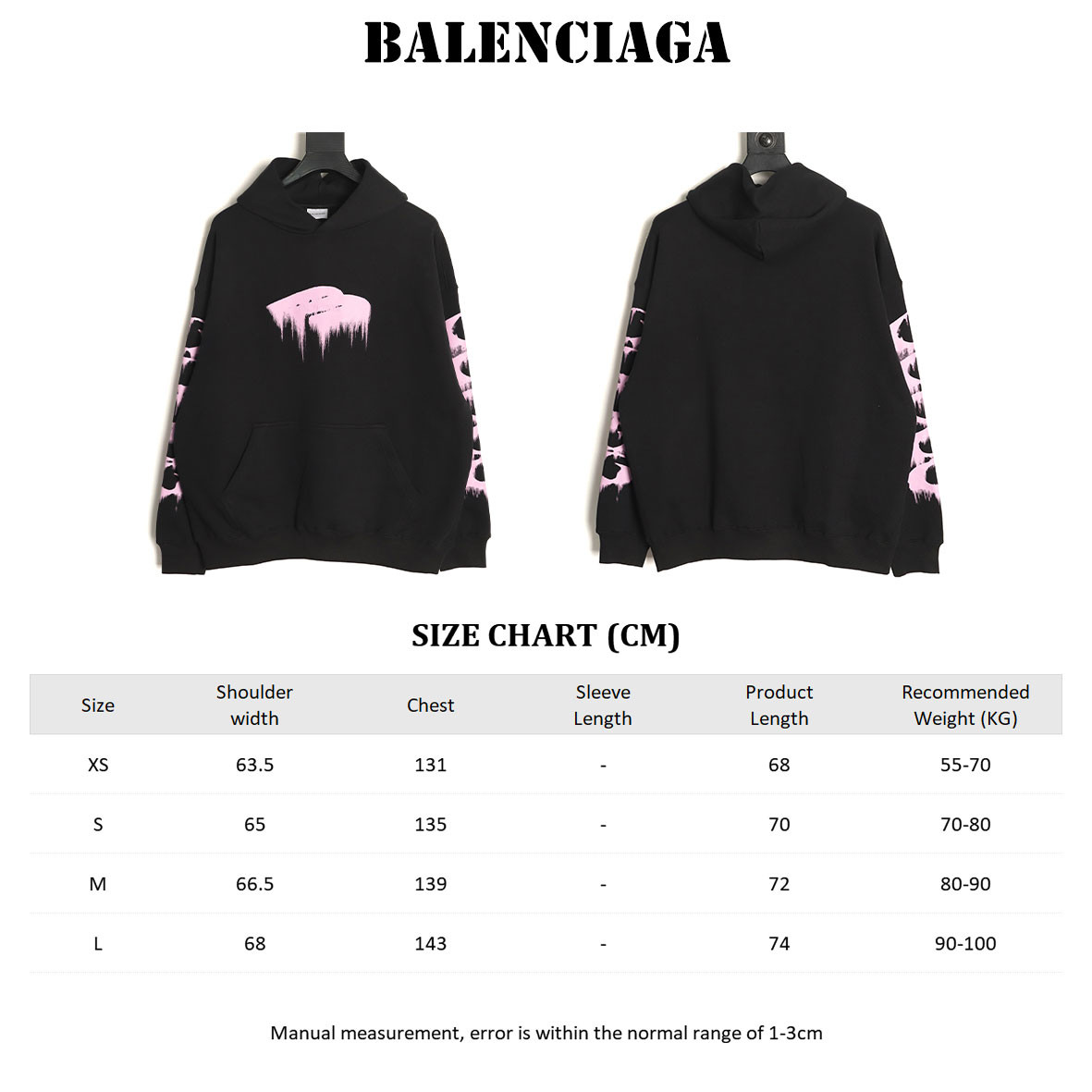 Ba1en*iaga Hoodies