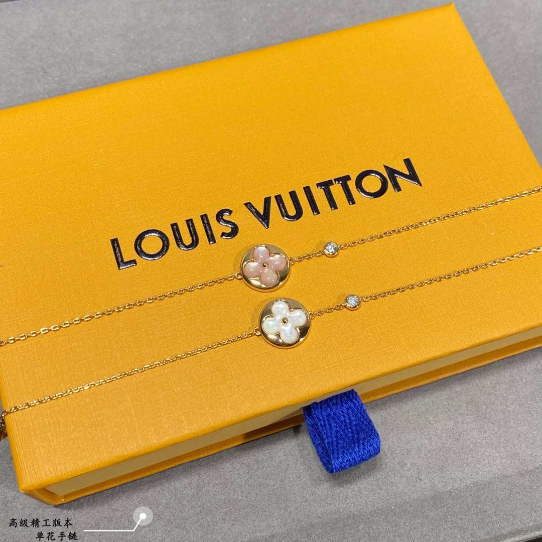 L0vis Vvtt0n Single Flower Bracelet