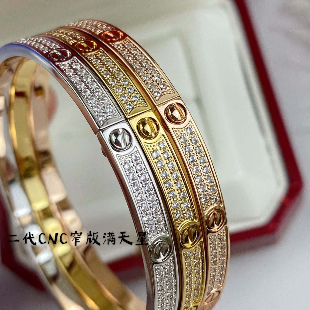 Ca*t1er Narrow Gypsophila D1am0nd Bracelet(No returns or exchanges accepted)