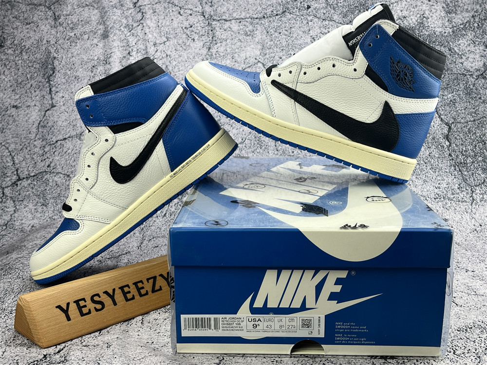 UA FRAGMENT DESIGN X TRAVIS SCOTT X AIR JORDAN 1 RETRO HIGH