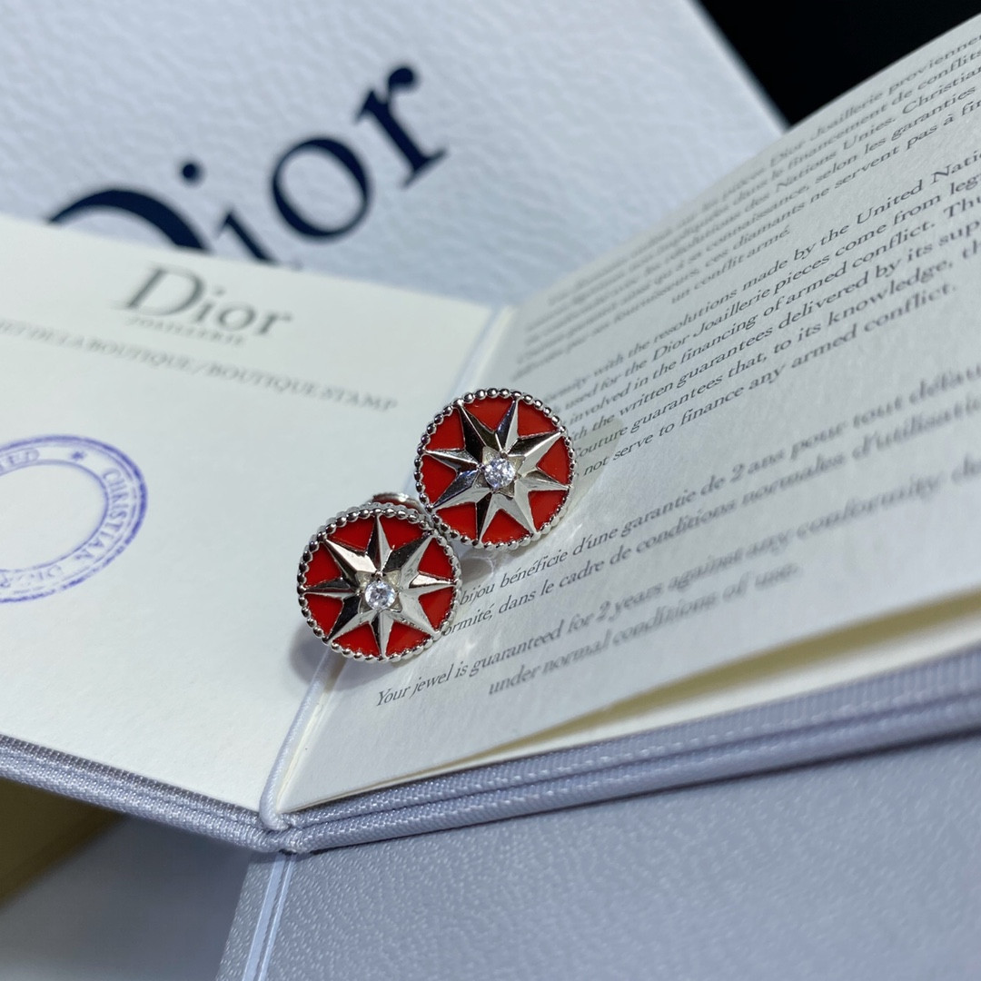 D10r compass Stud Earrings