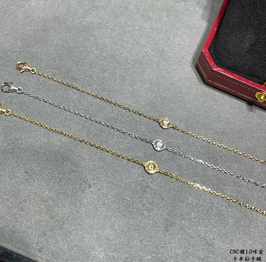 Ca*t1er Single D1am0nd Bracelet