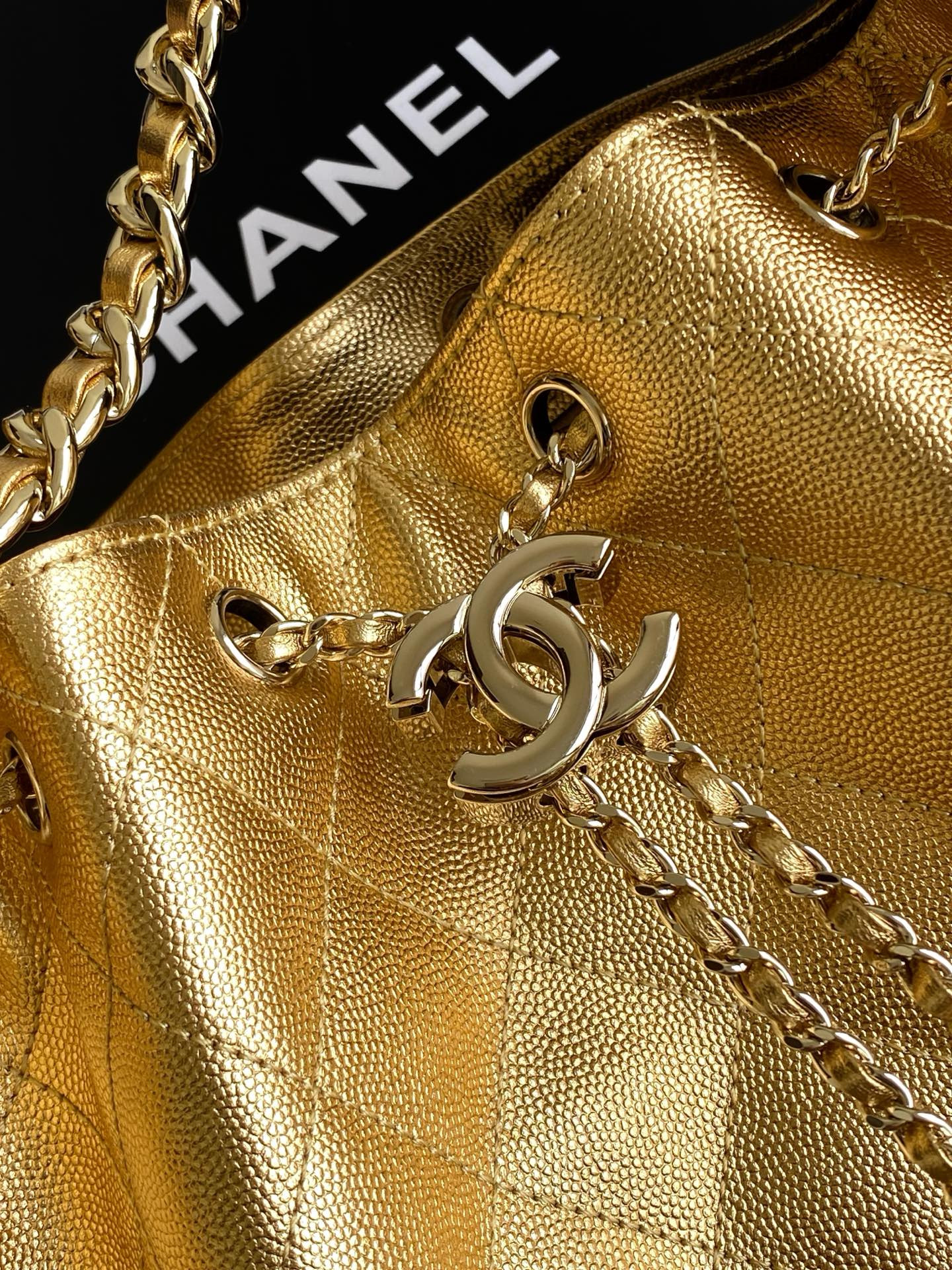 Ch**el 25C Bucket BAG 40x30x15cm