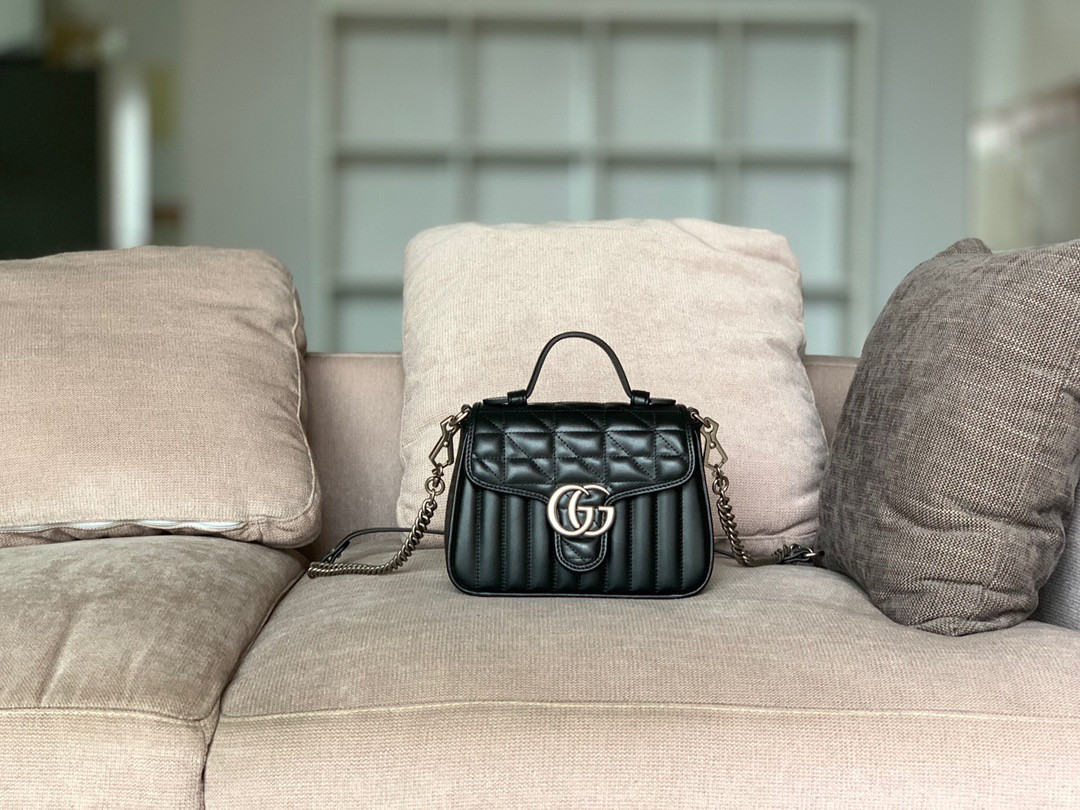 Gvc*1 GG Marmont series mini handbag 21cm