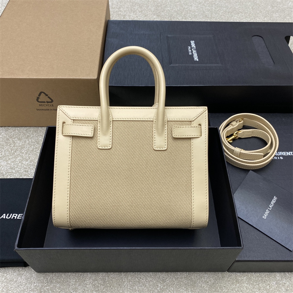 Y51 SAC DE JOUR NANO IN CANVAS HANDBAG