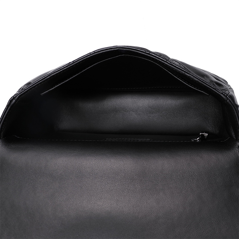SMALL D10r CARO BAG BLACK S*pple Cannage Calfskin With Silver Hardware 20 x 12 x 7 cm
