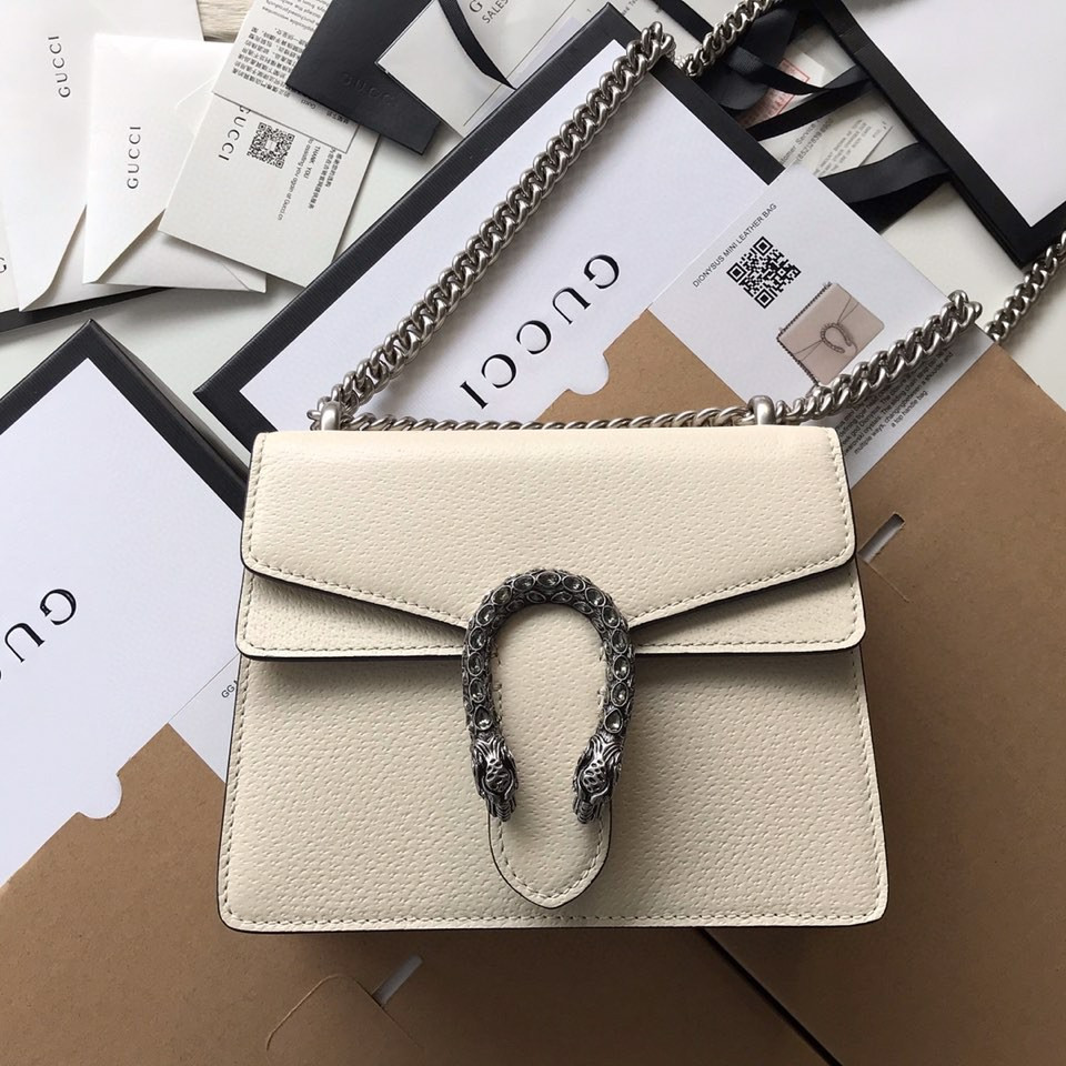 Gvc*1 DIONYSUS LEATHER MINI BAG 7.5"Wx6"Hx2"D
