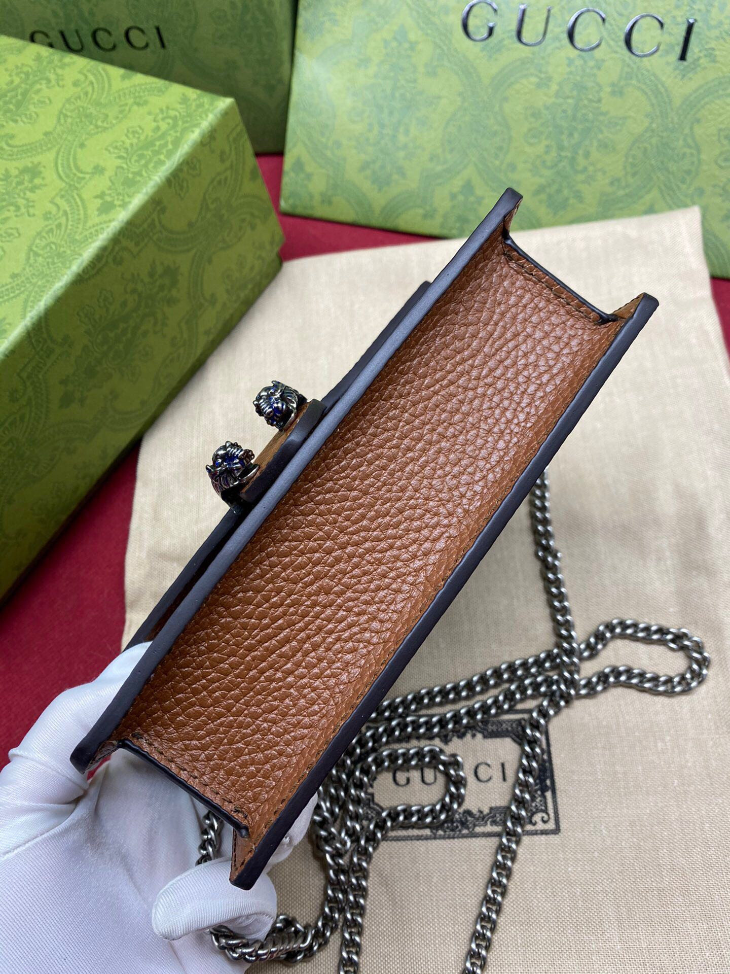 Gvc*1 DIONYSUS GG Svp*me S*pER MINI BAG 6.5"Wx3.9"Hx1.6"D