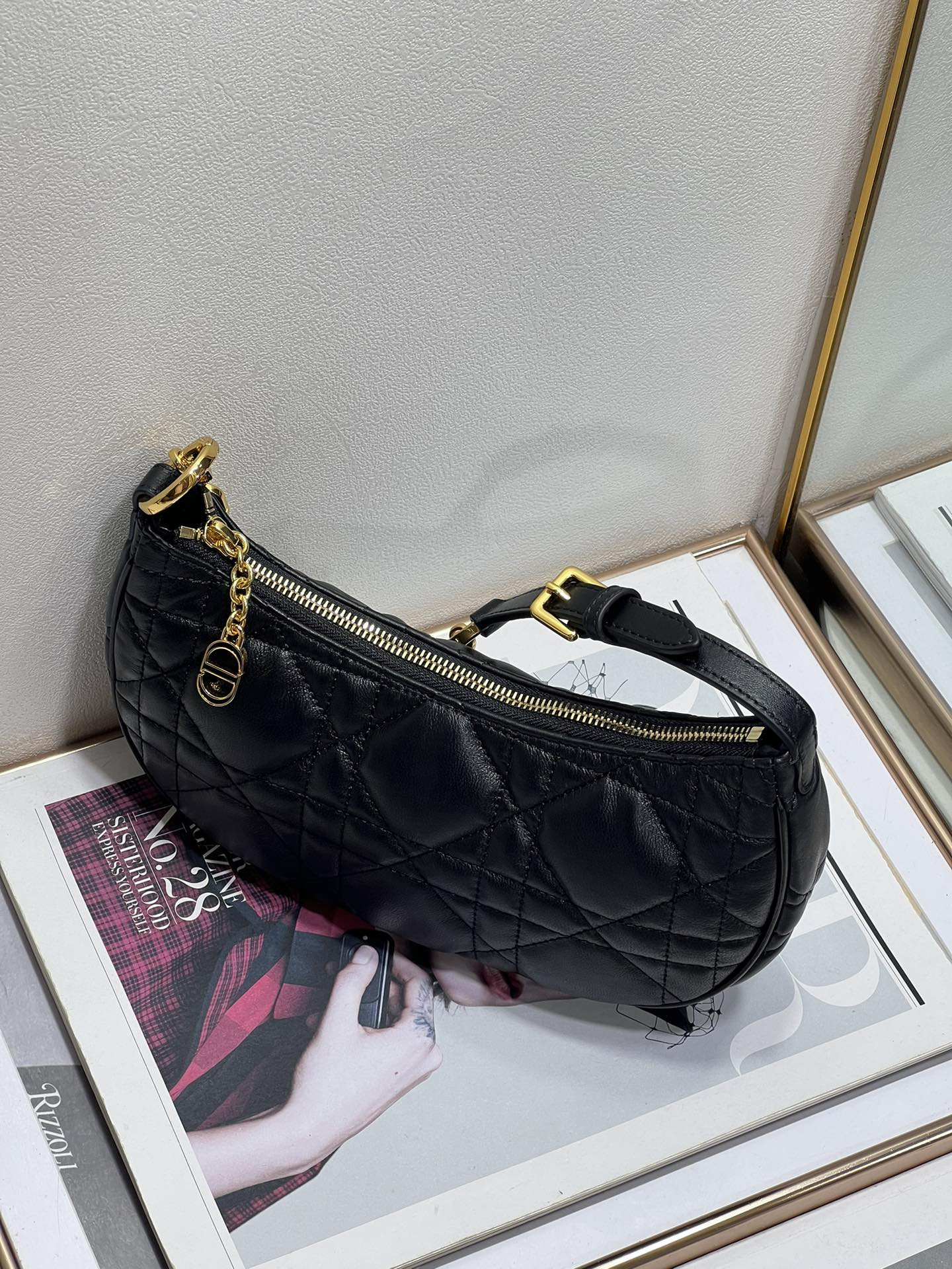 D10r CD Lounge bag black 26 x 15x 5.5 cm
