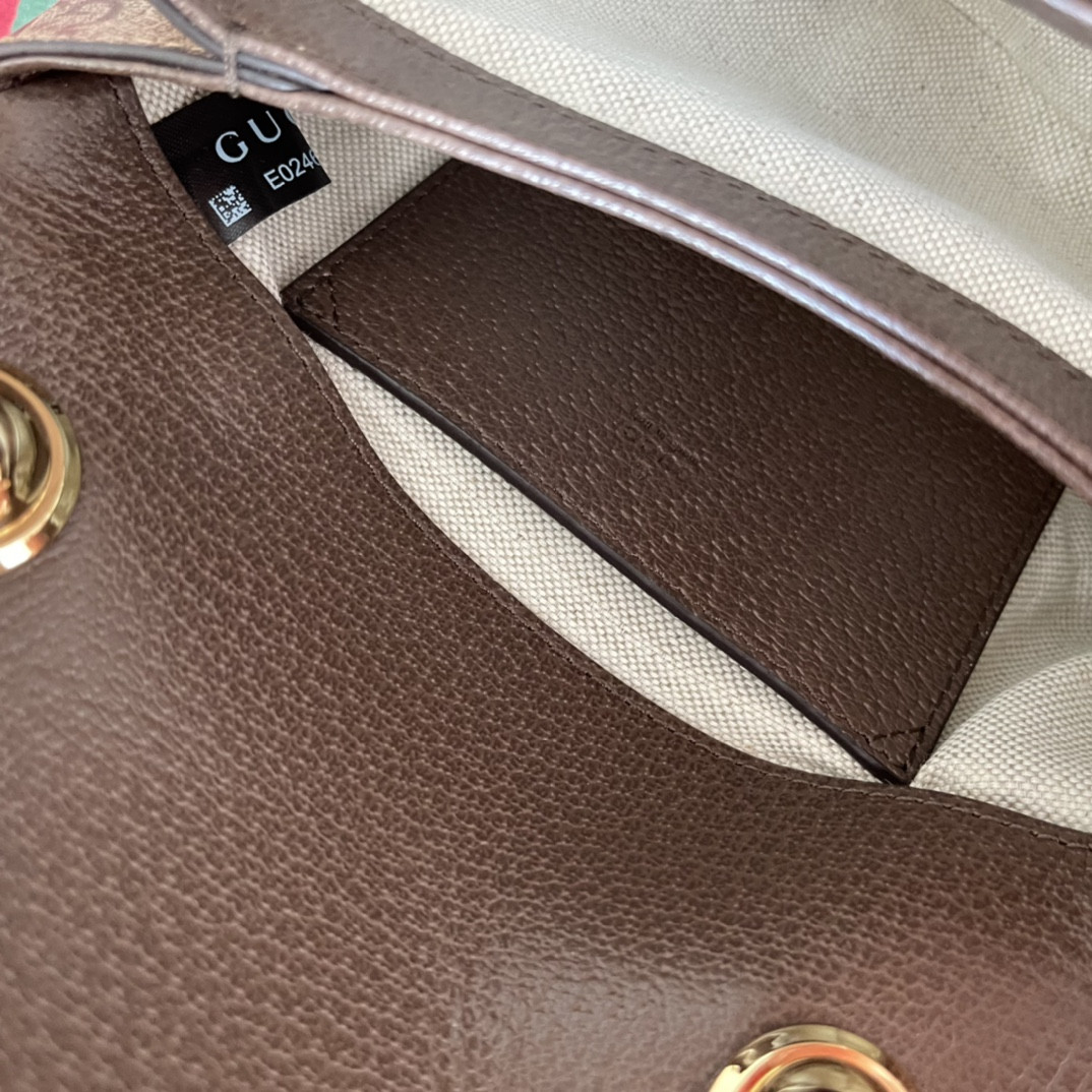 Gvc*1 BLONDIE MINI BAG Beige and ebony 8.7"W x 5.1"H x 2.2"D