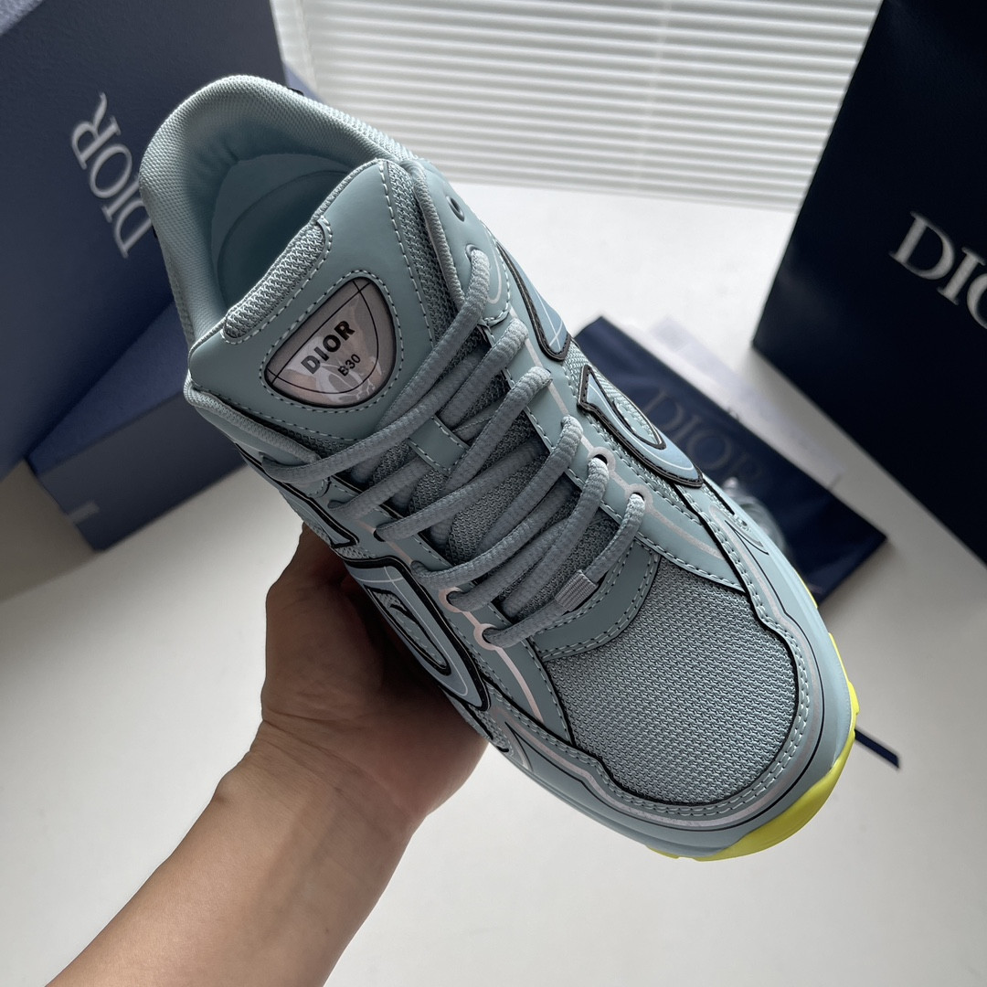 UA D10r B30 Sneaker Blue Mesh and Technical Fabric