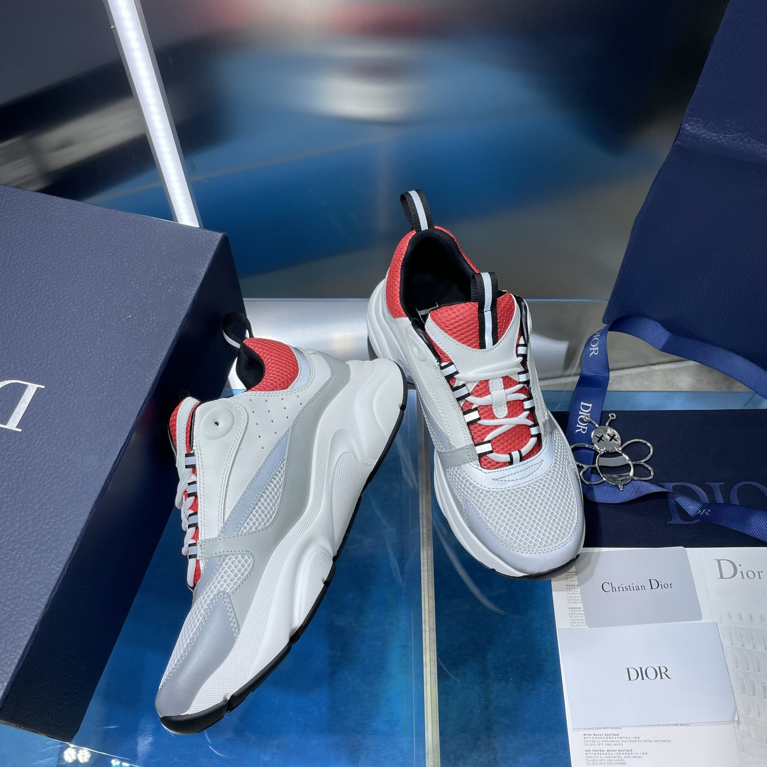 UA D10r B22 white and red Sneaker