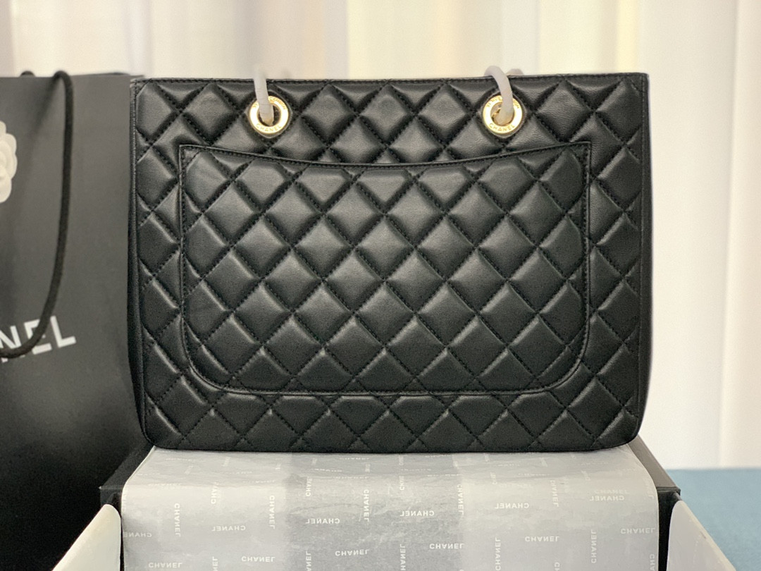 Ch**el GST Lambskin LEATHER HARDWARE  24X33X13CM