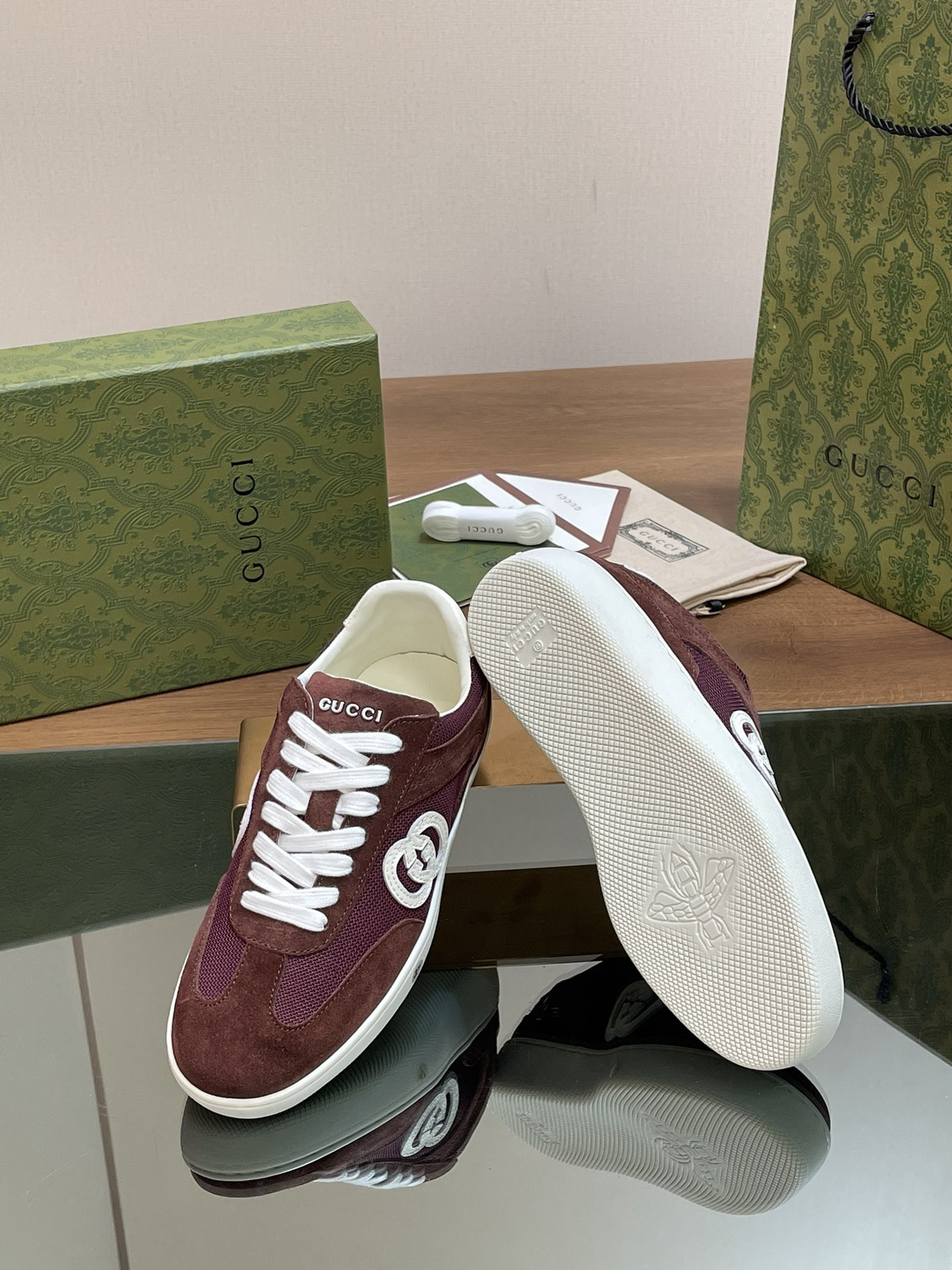 UA Gvc*1 INTERLOCKING G SNEAKER Red