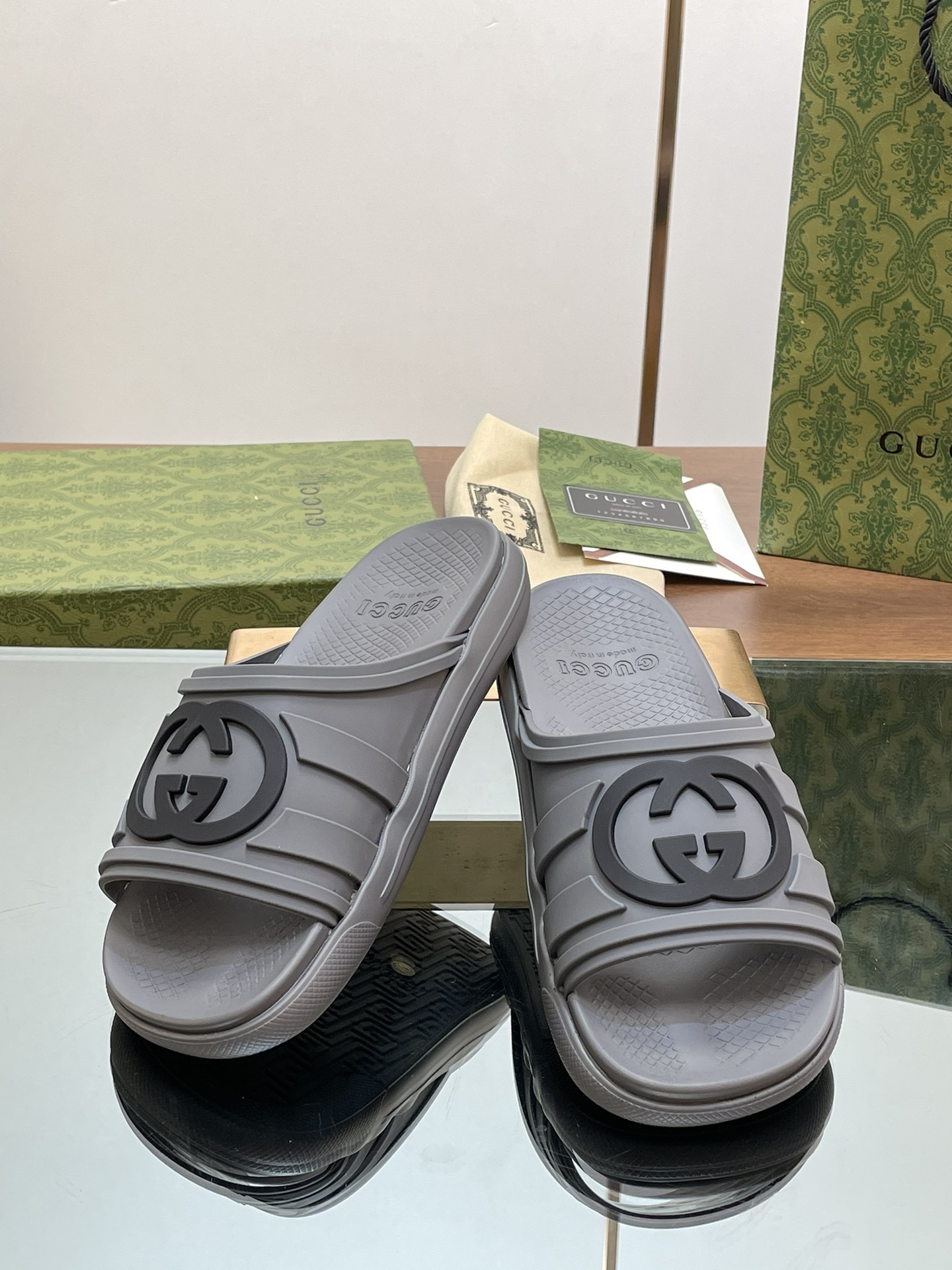 UA Gvc*1 INTERLOCKING G SLIDE SANDAL