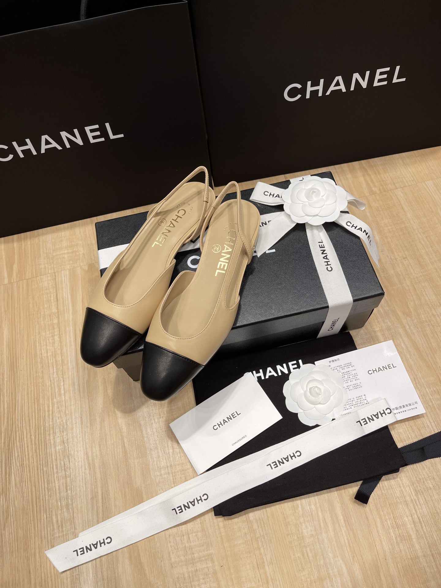 UA Ch**el SLINGBACKS FLAT