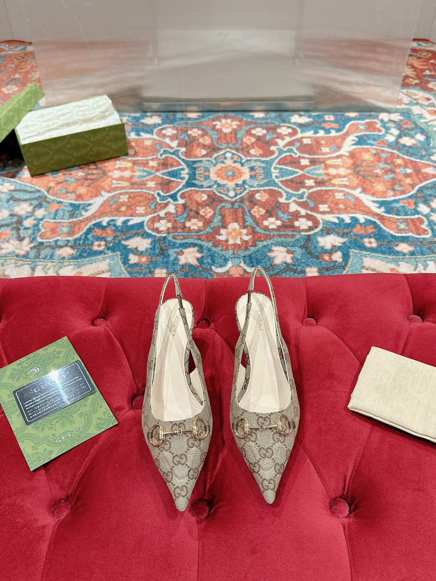 UA Gvc*1 HORSEBIT SLINGBACK PUMP LOW HEEL