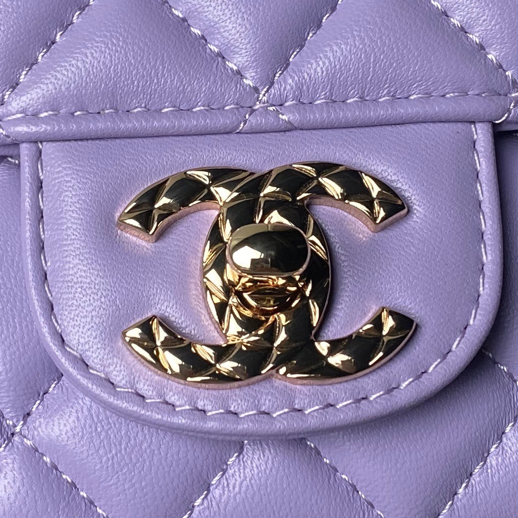 Ch**el 24A Mini Classic Handbag 12 × 20 × 6 cm