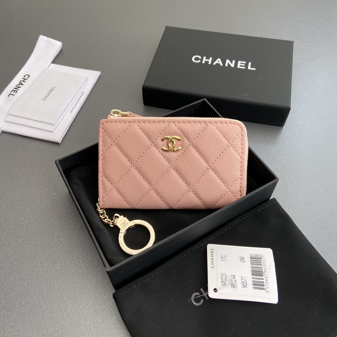 Ch**el Card holder 11.5×7.5×1.5cm
