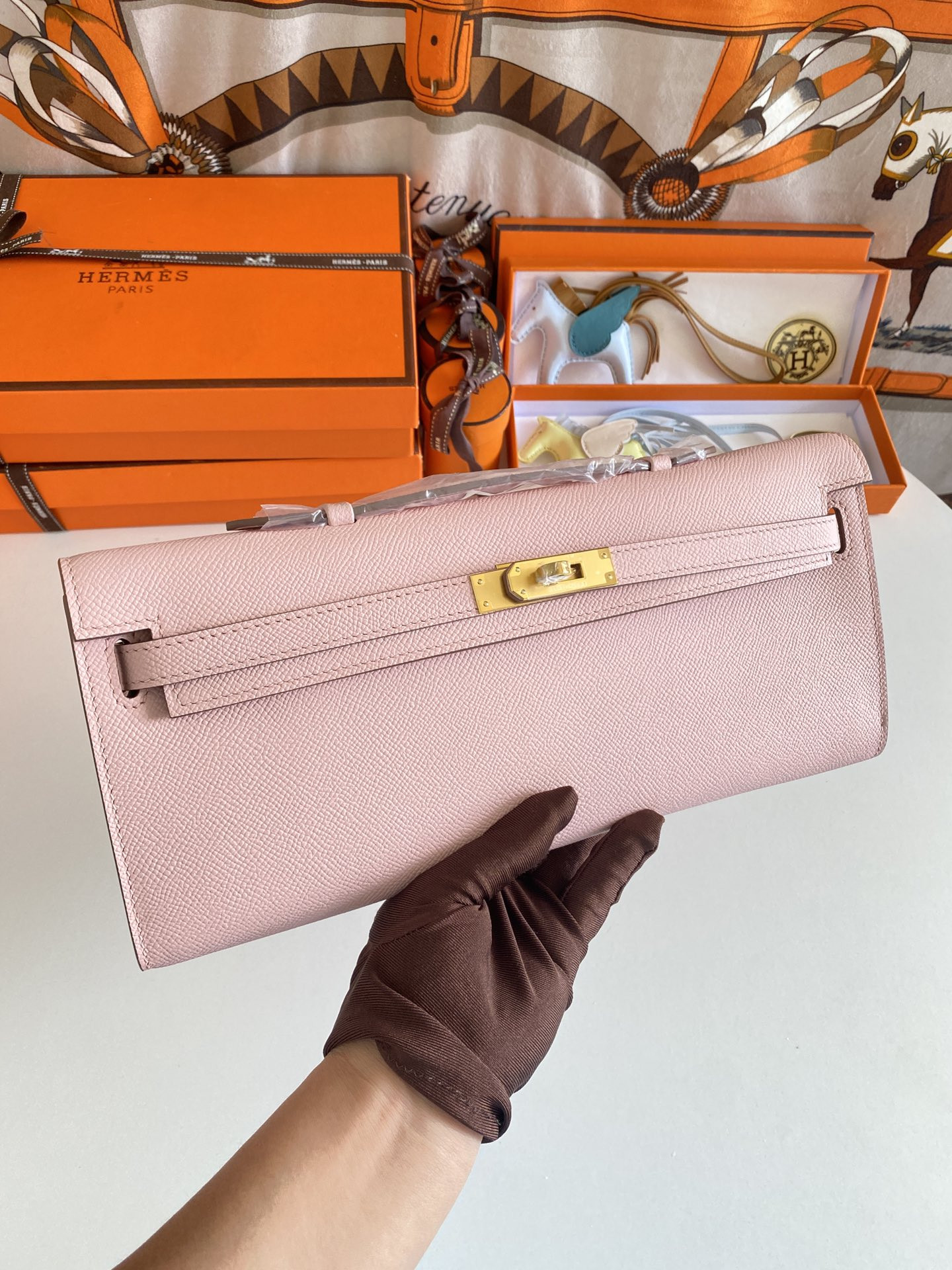 H**me5 Kelly Cut 31cm Epsom Leather