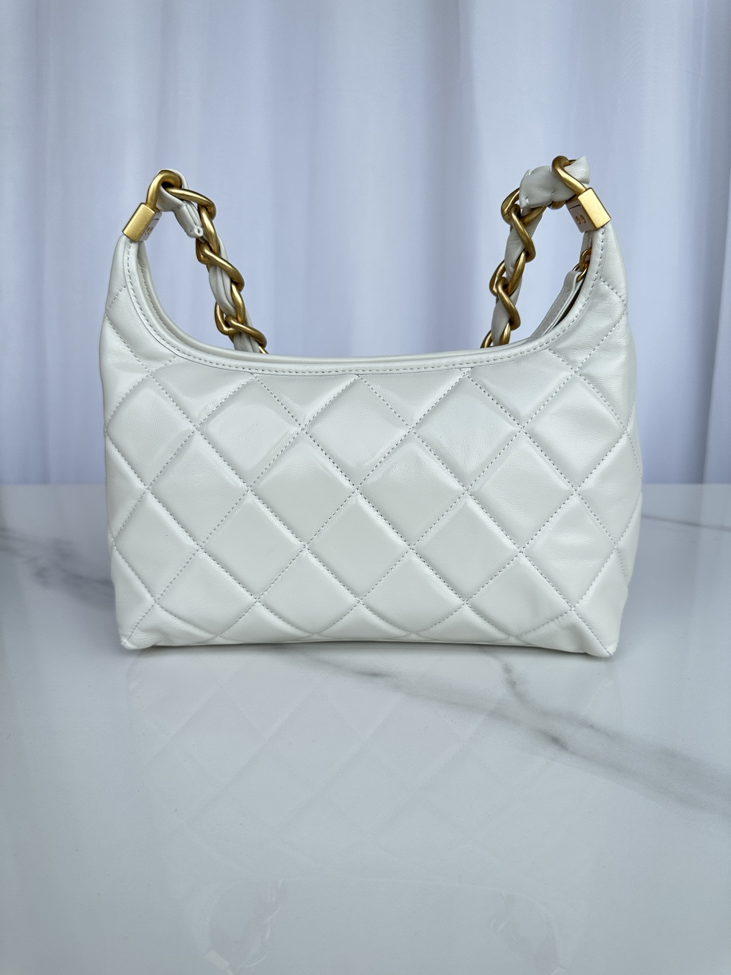 Ch**el Hobo Handbag 30×35×9cm
