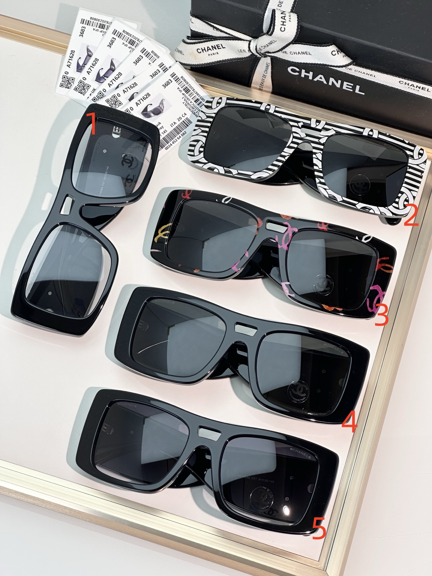 Ch**el Glasses A71628 54-20-145