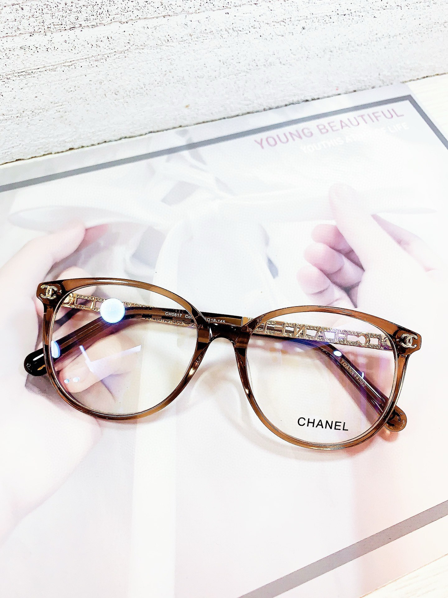 Ch**el Glasses CH0187 53-18-145