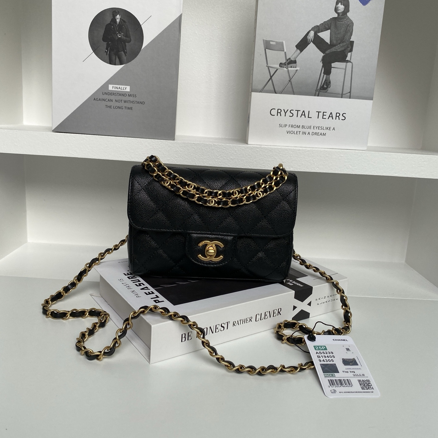 Ch**el Flap Handbag AS5239 18×13×5.5cm