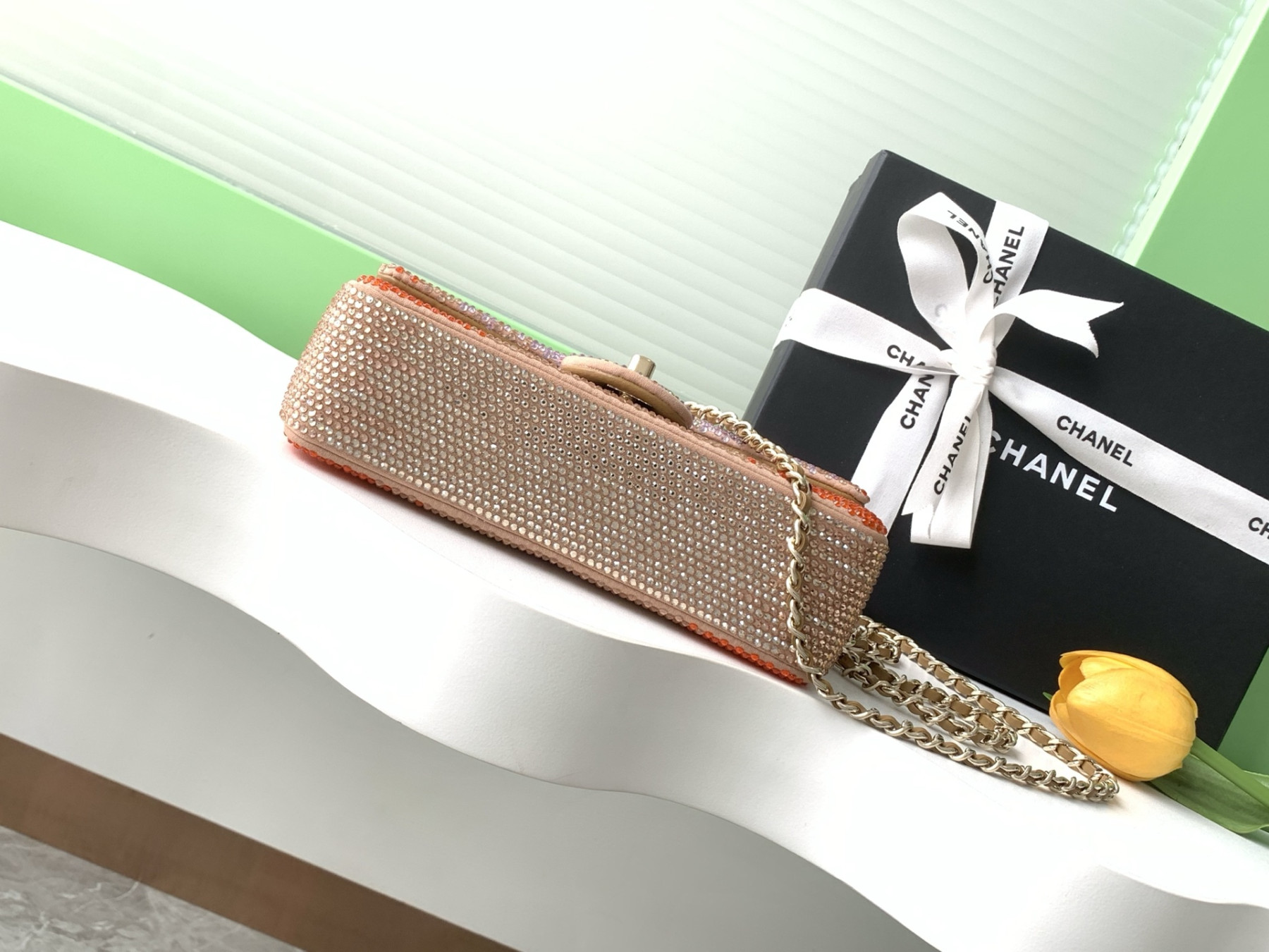 Ch**el 25ss CLASSIC FLAP HANDBAG CF 14x21x8cm