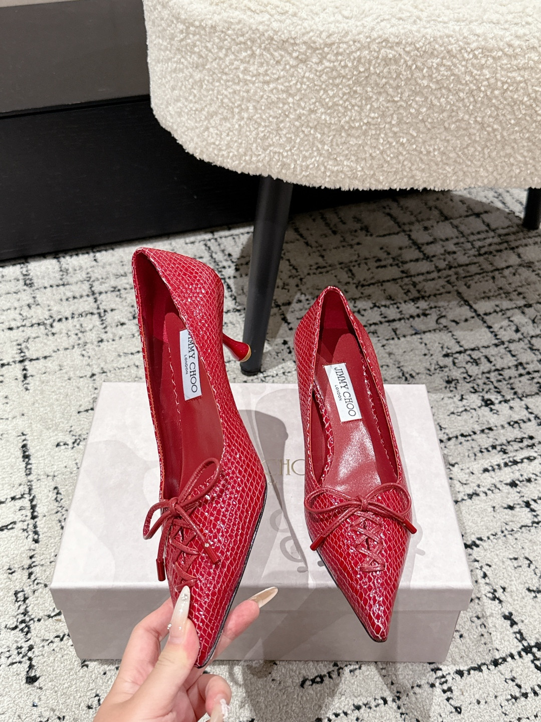 UA J1m*y Ch00 Scarlett Pumps 5cm