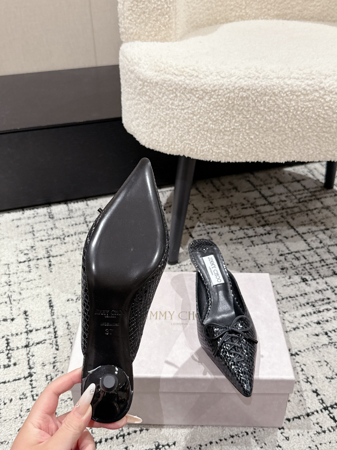 UA J1m*y Ch00 Scarlett Mule 5cm