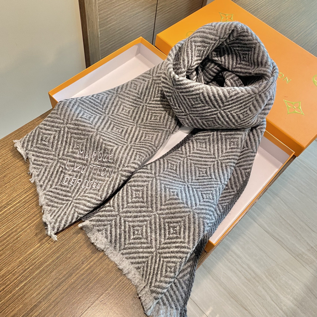 L0vis Vvtt0n scarf 35x200cm 100% cashmere