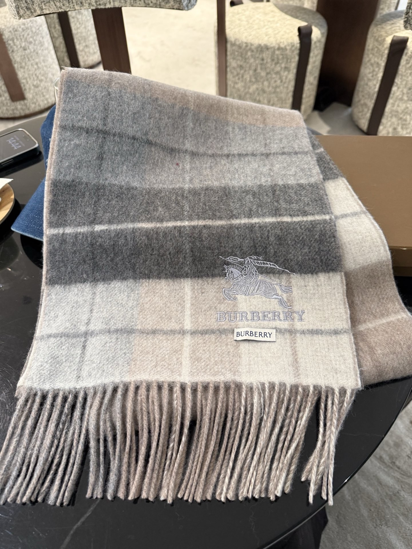 Bv*b*rry scarf 30x180cm